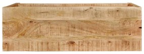 vidaXL Τραπέζι Κονσόλα με 2 Συρτάρια 110x35x75 εκ. Μασίφ Ξύλο Μάνγκο