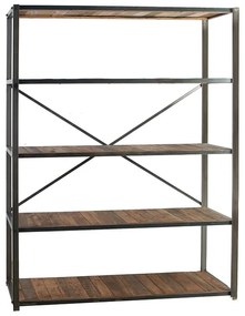 Artekko Chae Μασίφ Ραφιέρα από Ξύλο Ελάτης (160x47x198)cm Artekko 34021