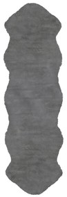 Χαλί Διαδρόμου Γούνινο (60x220) Βιοκαρπέτ Lapin Skin 04 Grey