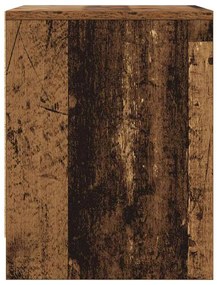 vidaXL Κομοδίνο Παλιό ξύλο 45 x 34 x 44,5 εκ Επεξεργασμένο ξύλο