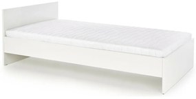 Κρεβάτι Houston A104, Μονόκλινο, Άσπρο, 90x200, Πλαστικοποιημένη μοριοσανίδα, 95x205x70cm, 33 kg | Epipla1.gr