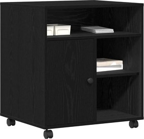 vidaXL Σταντ Εκτυπωτή Μαύρη δρυς 60 x 50 x 67 εκ. Επεξεργασμένο ξύλο