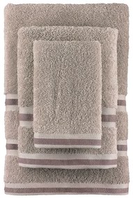 Πετσέτες Etem (Σετ 3τμχ) Beige Palamaiki Towels Set 70x140cm 100% Βαμβάκι