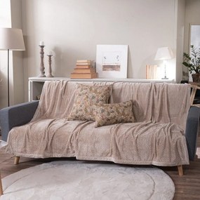 Ριχτάρια Flexy 02 (Σετ 2τμχ) Beige Teoran Σετ Ριχτάρια 160x270cm Πολυέστερ