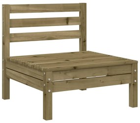 vidaXL Καναπές Κήπου Χωρίς Μπράτσα από Εμποτισμένο Ξύλο Πεύκου