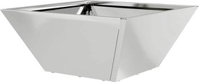 vidaXL Γλάστρα Κήπου Ασημί 35 x 35 x 15 εκ. Επικαλυμμένος Χάλυβας