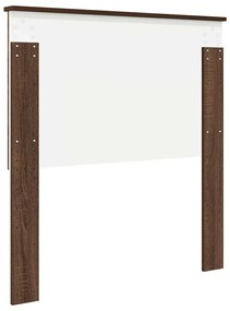 vidaXL Κεφαλάρι με κεφαλάρι Καφέ δρυς 90 cm Επεξεργασμένο ξύλο