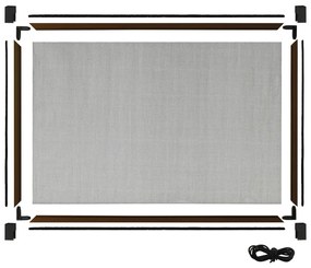 vidaXL Σήτα Παραθύρου Επεκτεινόμενη Καφέ (100-193)x75 εκ.