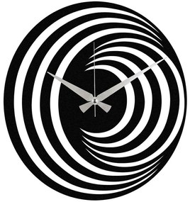 Ρολόι Τοίχου Enzoclock 279ENZ1417 Φ48cm Black Wallity Metal