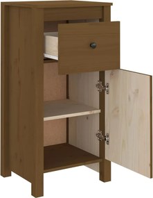 vidaXL Ντουλάπι Καφέ Μέλι 40x35x80 εκ. από Μασίφ Ξύλο Πεύκου
