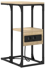 vidaXL Κομοδίνο Sonoma Δρυς 41.5 x 26 x 60.5 εκ Επεξεργασμένο ξύλο
