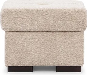 Πουφ Tare Mini χωρίς αποθηκευτικό χώρο/ Μπεζ/ 60x45,5x60/ BOG235