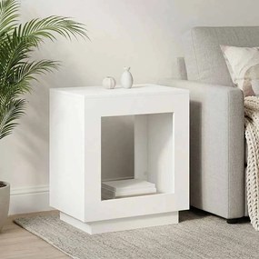 vidaXL Τραπεζάκι Πλευράς Λευκό 60 x 40 x 65 εκ. Επεξεργασμένο Ξύλο