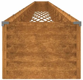 vidaXL Ζαρντινιέρα 1152 x 50 x 36 εκ. από Ατσάλι Σκληρυθέν στον Αέρα