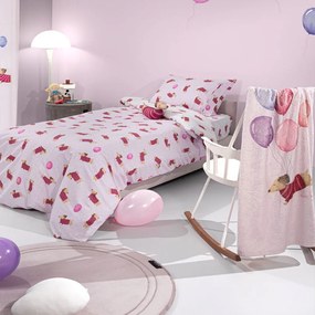 Παπλωματοθήκη Παιδική Pet (Σετ 2τμχ) Fuchsia Saint Clair Single 165x225cm 100% Cotton