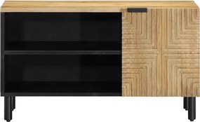 vidaXL Ντουλάπι τηλεόρασης καφέ 80x31,5x46 cm από μασίφ ξύλο Mango