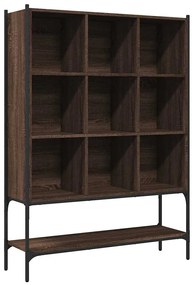 vidaXL Βιβλιοθήκη Καφέ Δρυς 102x30x141,5εκ. από Επεξεργασμένο Ξύλο