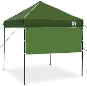 vidaXL Σκηνή Canopy Pop-up Πράσινο 200 x 200 cm ύφασμα