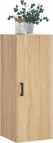 vidaXL Ντουλάπι Τοίχου Sonoma Δρυς 34,5 x 34 x 90 εκ.