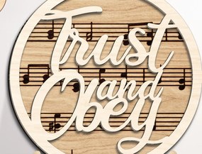 Σετ των 2 Intra απο ξύλο plywood 3mm-4mm πάχος – Θρησκευτική Μουσική Διακόσμηση Περιπτέρου Περικοπή Αρχείο Δίασταση 20x20 cm INTRAFABR-98581827