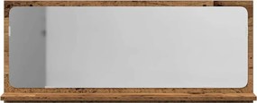vidaXL Επιτραπέζιο Καθρέφτη Παλαιό ξύλο 90 x 10,5 x 37 cm