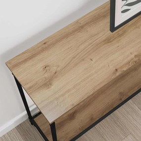 vidaXL Τραπέζι κονσόλας artisan δρυς 101 x 30.5 x 75 εκ