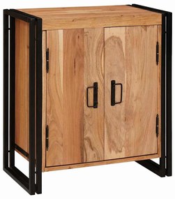 vidaXL Κομοδίνο Καφέ 38 x 33 x 58 εκ. Μασίφ ξύλο ακακίας