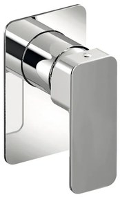 Eurorama Quadra Chrome Μίκτης Εντοιχισμού 1 Εξόδου 144055SL-100