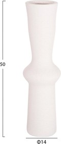 ΕΠΙΤΡΑΠΕΖΙΟ ΚΕΡΑΜΙΚΟ ΔΙΑΚΟΣΜΗΤΙΚΟ SCEPTER HM4637.01 ΚΡΥΣΤΑΛΛΙΚΟ ΥΠΟΛΕΥΚΟ Φ14x50Υεκ