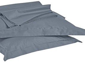 Μαξιλαροθήκες True Col 1702 (Σετ 2τμχ) Grey Kentia 50Χ70 100% Πενιέ Βαμβάκι