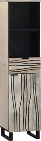 vidaXL Σετ Επίπλων Μπάνιου 4 pcs Καρυδιά Καφέ Επεξεργασμένο ξύλο