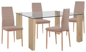 Intrahome ΣΕΤ ΤΡΑΠΕΖΑΡΙΑ 5ΤΜΧ ΜΕ ΤΡΑΠΕΖΙ MORGCASABLANCAN 140Χ80CASABLANCABU_DHCASABLANCABI75 & ΠΟΛΥΘΡΟΝΕΣ LECASABLANCAH ΚΥΠΑΡΡΙΣΙ intraho-0008942
