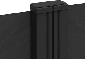 vidaXL Σκίαστρο Πλαϊνό Συρόμενο Μαύρο 100 x 1000 εκ.