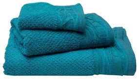 Πετσέτες Nefeli 4 Σε Συσκευασία Δώρου (Σετ 3τμχ) Lake Blue Anna Riska Towels Set 30x50cm 100% Βαμβάκι