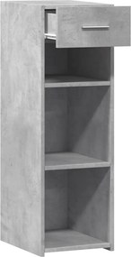 vidaXL Ντουλάπι Γκρι Σκυροδέματος 30x42,5x93 εκ. Επεξεργασμένο Ξύλο