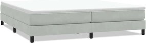 vidaXL Box Spring Κρεβάτι χωρίς στρώμα 200x220 cm Βελούδινο