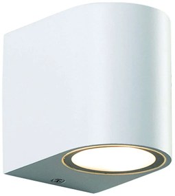 Φωτιστικό Τοίχου - Απλίκα SL8210GU10W 5,8x8,1cm 1xGU10 3W IP65 White Aca Plastic, Glass