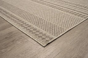 ΧΑΛΙ ETHNIK  202668C BROWN/CARAMEL BEIGE - 200X285  NewPlan