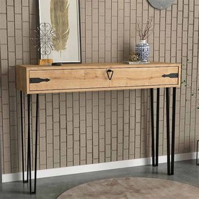 Κονσόλα Cenova Megapap χρώμα sapphire oak 120x35x89,8εκ.