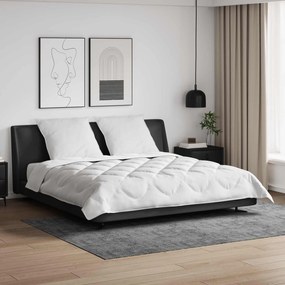 vidaXL Διπλωμένη Κουβέρτα Όλων των Εποχών 3 pcs Λευκό Μικροΐνες