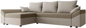 Γωνιακός καναπές Dante L-Ekrou - 240.00Χ145.00Χ82.00cm