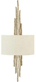 Απλίκα Φωτιστικό Τοίχου 2xE14 Χειροποίητο Spyre Elstead Lighting-HK-SPYRE2-CPG-Χρυσό HK-SPYRE2-CPG