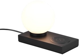 Επιτραπέζιο Φωτιστικό 1xE14 Μέταλλο Black Mat Touch Dimmer Trio Lighting Chloe R59080132