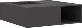 vidaXL Φωτιά Μαύρο 100 x 100 x 30 cm Ατσάλι