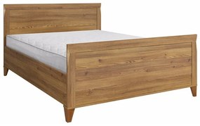 Κρεβάτι Boston AM104, Διπλό, Ανοιχτό καφέ, 140x200, Πλαστικοποιημένη μοριοσανίδα, 145x205x103cm, 59 kg | Epipla1.gr