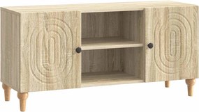 vidaXL Ντουλάπι TV 102 x 34,5 x 50 cm Sonoma Δρυς Επεξεργασμένο Ξύλο