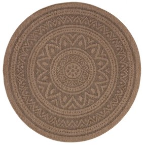 Στρογγυλό Χαλί Καλοκαιρινό (Φ160) Royal Carpet Avanos 8871 Black