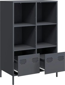 vidaXL Ντουλάπι Ανθρακί 68x39x103,5 εκ. από Χάλυβα