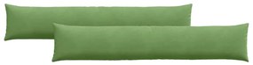 vidaXL Μαξιλάρι Καναπέ 2 pcs Ανοιχτό πράσινο 200 x 40 εκ.