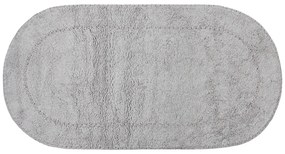 Πατάκι Μπάνιου Οβάλ (65x130) Silk Fashion Rococo L.Grey